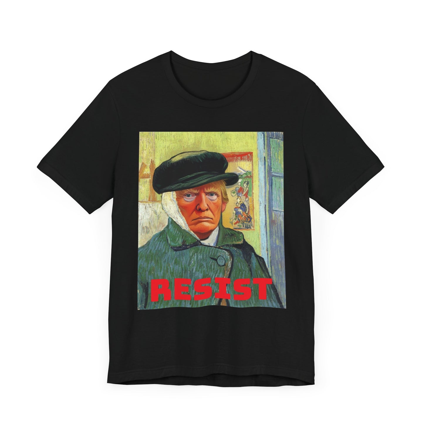 Donald Trump Resist - Van Gogh Style Art T-Shirt