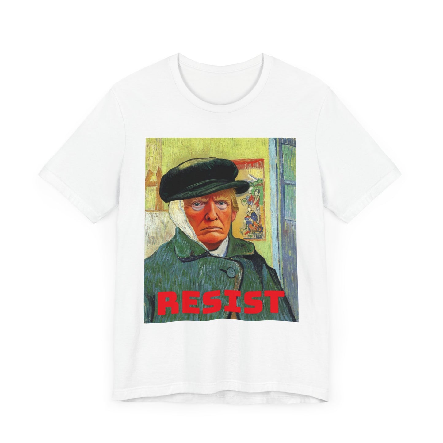 Donald Trump Resist - Van Gogh Style Art T-Shirt