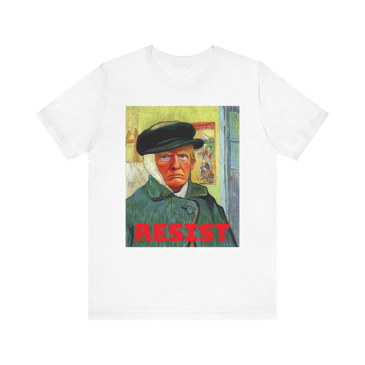 Donald Trump Resist - Van Gogh Style Art T-Shirt